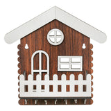 Load image into Gallery viewer, Webelkart Antique Hut Shape Wooden House Keys Hanger with Mobile Stand Key Holder for Home/Office Decor, Key Holder for Wall Decor/Key Chain for Home Decorative Item