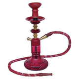 Load image into Gallery viewer, JaipurCrafts Premium Red Gold Russian Style Hookah Set (12.20&quot; Inches) Hookha For Home Decor Smoking Hookah
