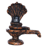 गैलरी व्यूवर में इमेज लोड करें, Webelkart Premium Shivling with 5 Sheshnaag Showpiece for Pooja Decor Shivling Statue Idol, Mahadev Murti, Lord Shankara for Home Decor (Shivling with 5 Sheshnaag 5.11&quot; Inches)