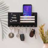 गैलरी व्यूवर में इमेज लोड करें, JaipurCrafts Premium Wooden "The Home Castle" Key holder for home and office decor ( 10x 5 inches ) - key chain holder for home/ home decor items for wall