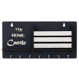गैलरी व्यूवर में इमेज लोड करें, JaipurCrafts Premium Wooden "The Home Castle" Key holder for home and office decor ( 10x 5 inches ) - key chain holder for home/ home decor items for wall