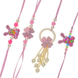 Load image into Gallery viewer, Webelkart Premium Pair Of Rakhi For Bhaiya Bhabhi With Kids,Lumba Rakhi For Bhabhi,Couple Set For Brother,Rakshabandhan Gift. Beautiful Festival Pair Set Of 4