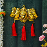 Load image into Gallery viewer, Webelkart Premium Panchmukhi Hanuman Ji Murti for Door Entrance Panchmukhi Murti with Latakan for Wall Decor,Hanuman Ji Idol for Home Decor (8.5" Inches)