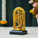 Load image into Gallery viewer, Webelkart Premium Gold Metal Ram Lalla Statue with Wooden Stand for Home/Office Decor| Ram Lalla Idol Ayodhya Shree Ram Murti Showpiece,Home Decoration Item 7.5&quot; Inches