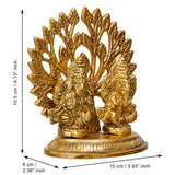 Load image into Gallery viewer, Webelkart Small Laxmi Ganesha Idol with Tree Statue for Diwali Pujan,laxmi Ganesh Murti for Pooja Decor,Showpiece for Temple Decor (4.13&quot; Inches)