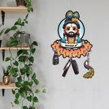 Load image into Gallery viewer, Webelkart Premium Wooden Shyam Ji Key Holder For Home/Office Decor, Decorative Wall Mounted,Key Hanger For Wall (10" Inches)