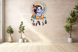 Load image into Gallery viewer, Webelkart Antique Krishna Key Holder for Home/Office Decor/Decorative Item for Home,Key Hanger for Wall Decor,Key Chain Holder (10" Inches)