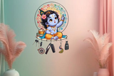 Load image into Gallery viewer, Webelkart Antique Krishna Key Holder for Home/Office Decor/Decorative Item for Home,Key Hanger for Wall Decor,Key Chain Holder (10" Inches)