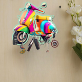 Load image into Gallery viewer, Webelkart Premium HD UV Printed Vespa Scooter Wooden Key Holder for Home/Office Decor,Key Holder for Wall Decor(10&quot; Inches