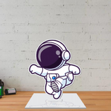 Load image into Gallery viewer, Webelkart Acrylic Astronaut Figurine Showpiece for Table Decoration | Home Decor Item | Idols for Office Desk Table Showpiece Gift Items for Home (6&quot; Inches)