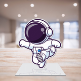 Load image into Gallery viewer, Webelkart Acrylic Astronaut Figurine Showpiece for Table Decoration | Home Decor Item | Idols for Office Desk Table Showpiece Gift Items for Home (6&quot; Inches)