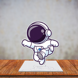 Load image into Gallery viewer, Webelkart Acrylic Astronaut Figurine Showpiece for Table Decoration | Home Decor Item | Idols for Office Desk Table Showpiece Gift Items for Home (6&quot; Inches)