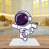 Load image into Gallery viewer, Webelkart Acrylic Astronaut Figurine Showpiece for Table Decoration | Home Decor Item | Idols for Office Desk Table Showpiece Gift Items for Home (6&quot; Inches)
