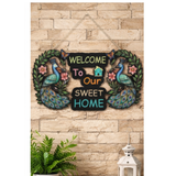 Load image into Gallery viewer, Welcome to Our Sweet Home Wall Hanging For Home Decor,Welcome Wall Hanging for Home Entrance,Door Hanging | Housewarming Gift | Living Room &amp; Main Door Decor Wall Art (12" Inches)