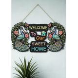 Load image into Gallery viewer, Welcome to Our Sweet Home Wall Hanging For Home Decor,Welcome Wall Hanging for Home Entrance,Door Hanging | Housewarming Gift | Living Room &amp; Main Door Decor Wall Art (12" Inches)