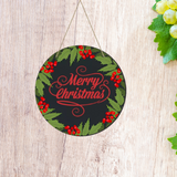 Load image into Gallery viewer, Webelkart Printed Merry Christmas Hanging,Wall, Door Hanging for Christmas Decorations,Hanging for Home - Christmas Gift Items Christmas Wall Hanging (10&quot; Inches)