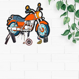 गैलरी व्यूवर में इमेज लोड करें, Webelkart Antique HD UV Printed Bike Shape Wooden Key