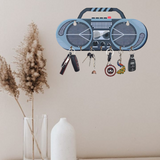 Load image into Gallery viewer, Webelkart Antique Wood HD UV Printed Radio Shaped Key