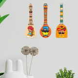 गैलरी व्यूवर में इमेज लोड करें, Webelkart Wooden Rajasthani Culture Wall Hanger Spoons