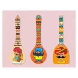 गैलरी व्यूवर में इमेज लोड करें, Webelkart Wooden Rajasthani Culture Wall Hanger Spoons
