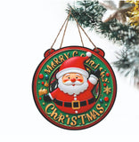 Load image into Gallery viewer, Webelkart Premium Big Santa Merry Christmas Wall Hanging/Door Hanging for Home and Christmas Decorations Items- Santa with Gifts Christmas Items