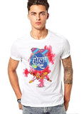 गैलरी व्यूवर में इमेज लोड करें, Happy Holi Printed Round Neck Tshirt for Adult&#39;s Holi T-Shirt Girl and Boy Pack of 1 Multicolour - JaipurCrafts