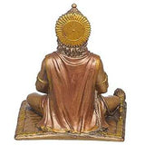 Load image into Gallery viewer, JaipurCrafts Premium Meditating Lord Hanuman ji Idol Status Showpiece for Home and Pooja Decor | Bajrang Bali Murti for Home Temple (8 Inches. Bronze Finish)