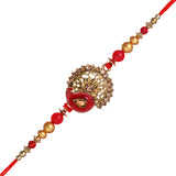 Load image into Gallery viewer, Webelkart Pack of 1Rakhi For Brother And Bhabhi With Ganesha Idol Statue for Home And Car Dashboard- Rakhi Gift Combos