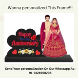 Load image into Gallery viewer, JaipurCrafts Customized Couple Marriage Anniversary for Love,Table Decorative Showpiece for Home Decor, for Wife, Husband (12 "Inches)