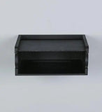 गैलरी व्यूवर में इमेज लोड करें, JaipurCrafts Black Set Top Holder MDF Wall Shelf