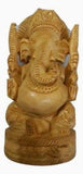 गैलरी व्यूवर में इमेज लोड करें, JaipurCrafts Lord Ganesha 3 Inch Showpiece - 7.62 cm (Wood, Brown)