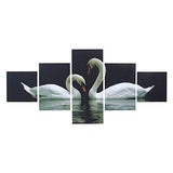 गैलरी व्यूवर में इमेज लोड करें, JaipurCrafts Multieffect UV Textured Panel Painting (Synthetic, 60 cm x 125 cm x 1 cm, Set of 5)