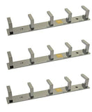 गैलरी व्यूवर में इमेज लोड करें, JaipurCrafts WebelKart Classic Glossy- 5 Pin Bathroom Cloth Hooks Hanger Door Wall Robe Hooks Rail for Hanging Keys,Clothes,Towel Steel Hook (Pack of 3)