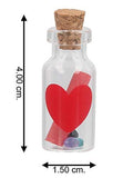 गैलरी व्यूवर में इमेज लोड करें, JaipurCrafts Love Massage Letter Glass Bottle (Multicolour) - Pack of 7