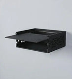 Load image into Gallery viewer, JaipurCrafts Black Set Top Holder MDF Wall Shelf