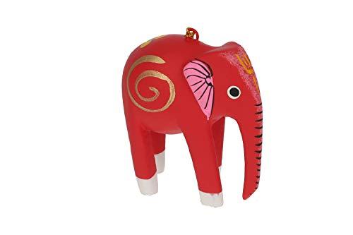 Multicolor Acrylic Wooden Elephant Keychain, Packaging Type: Polybag, Size:  1 Inch at Rs 8/piece in Jaipur