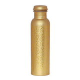 Load image into Gallery viewer, JaipurCrafts Copper Bottle, 1000ml, Set of 1, Gold