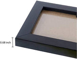 गैलरी व्यूवर में इमेज लोड करें, Webelkart Synthetic Wood, Unbreakable Plexiglass and MDF Set of 9 Individual Photo Frame- Multiple Size (9 Units of 5x7, Black)
