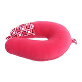 Load image into Gallery viewer, U-Shaped Neck Pillow - 12&quot; x 12&quot; (Pink) Soft Foam Neck Travel Pillow