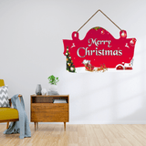 गैलरी व्यूवर में इमेज लोड करें, Webelkart®️ Premium Merry Christmas and Printed Wall Hanging/Door Hanging for Home and Christmas Decorations ( 10 X 8 INCHES)