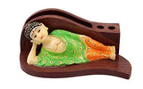गैलरी व्यूवर में इमेज लोड करें, JaipurCrafts Premium Lord Gautam Buddha Sleeping Pen and Napkin Holder