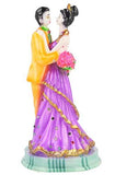 Load image into Gallery viewer, JaipurCrafts Resin Romantic Valentine Love Couple Statue Showpiece (Multicolour)