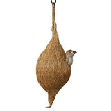 गैलरी व्यूवर में इमेज लोड करें, Webelkart Webelkat Designer Premium Hanging Coir Bird Nest for Small Birds Balcony Cage and Garden (Beige)
