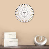 Load image into Gallery viewer, WebelKart Designer Wooden Wall Clock for Home/Living Room/Bedroom/Kitchen- 12 in (with Ajanta Brand Dial)