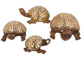 Load image into Gallery viewer, JaipurCrafts Handcrafted Set of 4 Showpiece Tortoise for Decoration and Gift Purpose (16x15 cm,13 x 13 cm,10.50 x 10 cm, 8 x 7.50 cm)