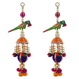 Load image into Gallery viewer, Webelkart Premium Designer Rajasthani Parrot Wall Hanging for Wall, Door, Diwali Decor- Pack of 2 (14 Inch)