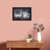 Load image into Gallery viewer, JaipurCrafts Effiel Tower Large Framed UV Digital Reprint Painting (Wood, Synthetic, 23 cm x 33 cm)