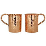 Load image into Gallery viewer, JaipurCrafts Copper Tumbler Glass Set (JaipurCrafts02096)