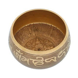 गैलरी व्यूवर में इमेज लोड करें, JaipurCrafts 4 inches - Singing Bowl Tibetan Buddhist Prayer Instrument With Striker Stick,OM Bell, OM Bowl, Meditation Bowl, Music Therapy