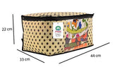 गैलरी व्यूवर में इमेज लोड करें, JaipurCrafts 12 Pieces Polka Dots Non Woven Saree Cover Set, Cream (45 x 35 x 21 cm)